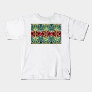 colourful abstract decorative pattern Kids T-Shirt